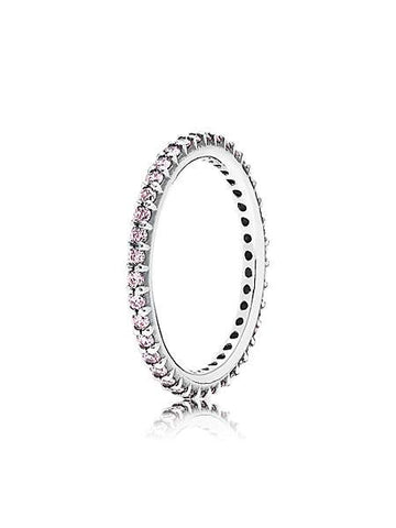 Pandora Pink Cubic Zirconia Silver Ring